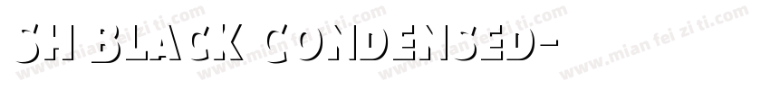 Sh Black Condensed字体转换